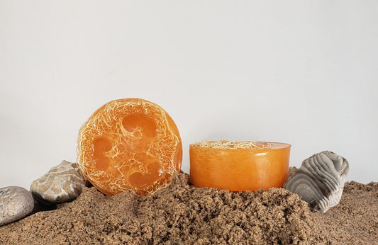 citrus loofah soap
